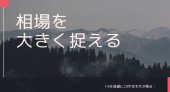 【FXを勝ち抜くコツ】為替相場は複合的に捉えることと環境認識がとても重要であり、それらは相場を生き抜くカギとなるその理由
